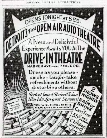 East Side Drive-In Theatre - Ad - Photo From Rg (newer photo)